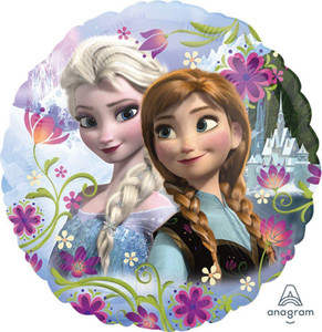 Balloon Foil 45cm Inflated Frozen Anna & Elsa Balloon Foil 45cm Inflated Frozen Anna & Elsa