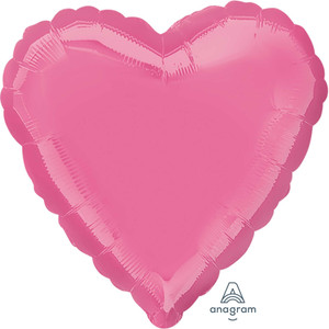 Balloon Foil 45cm Inflated Shape Rose Heart Balloon Foil 45cm Inflated Shape Rose Heart
