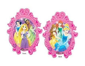 Balloon Foil 78cm Inflated Princess Frame 2 Sided Frame Jumbo Balloon Foil 78cm Inflated Princess Frame 2 Sided Frame Jumbo