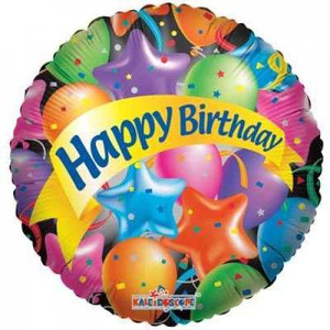 Balloon Foil 91cm Inflated Happy Birthday Jumbo Balloon Foil 91cm Inflated Happy Birthday Jumbo
