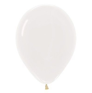 Balloon 30cm Inflated Clear Sempertex Latex Each