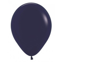 Balloon 30cm Inflated Navy Blue Sempertex Latex Each
