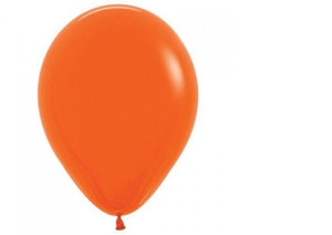 Balloon 30cm Inflated Orange Sempertex Latex Each Balloon 30cm Inflated Orange Sempertex Latex Each