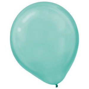 Balloon 30cm Inflated Pearl Robin's Egg Blue Latex Each Balloon 30cm Inflated Pearl Robin's Egg Blue Latex Each