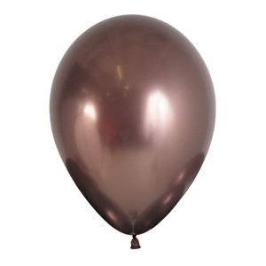 Balloon 30cm Inflated Reflex Metallic Truffle Sempertex Latex Each Balloon 30cm Inflated Reflex Metallic Truffle Sempertex Latex Each