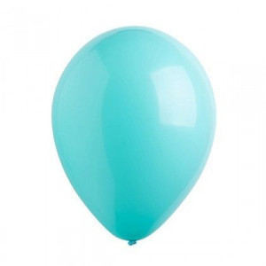 Balloon 30cm Inflated Robin's Egg Blue Latex Each