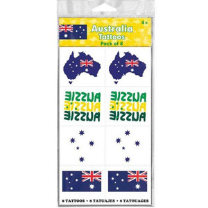 Tattoo Australia Assorted 8pk Tattoo Australia Assorted 8pk