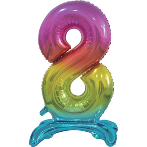 Balloon Foil 76cm 8 Standing Rainbow Shape Balloon Foil 76cm 8 Standing Rainbow Shape