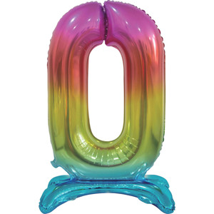 Balloon Foil 76cm 0 Standing Rainbow Shape Balloon Foil 76cm 0 Standing Rainbow Shape