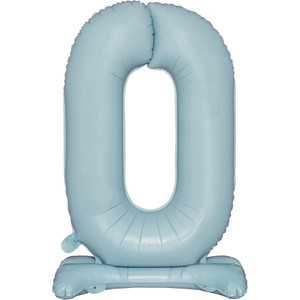 Balloon Foil 76cm 0 Standing Pastel Blue Shape Balloon Foil 76cm 0 Standing Pastel Blue Shape
