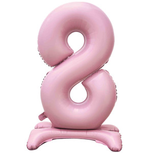 Balloon Foil 76cm 8 Standing Pastel Pink Shape Balloon Foil 76cm 8 Standing Pastel Pink Shape