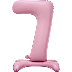 Balloon Foil 76cm 7 Standing Pastel Pink Shape Balloon Foil 76cm 7 Standing Pastel Pink Shape