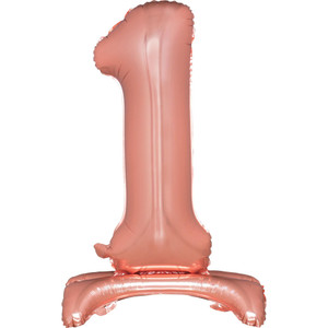 Balloon Foil 76cm 1 Standing Rose Gold Shape Balloon Foil 76cm 1 Standing Rose Gold Shape