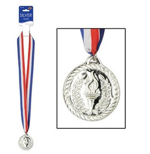 Silver Medal With Ribbon Each
