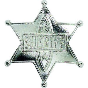Badge Silver Sheriff