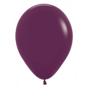 Balloon 30cm Inflated Hi-Float Burgundy Sempertex Latex Each Balloon 30cm Inflated Hi-Float Burgundy Sempertex Latex Each