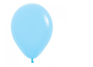 Balloon 30cm Inflated Hi-Float Light Blue Sempertex Latex Each Balloon 30cm Inflated Hi-Float Light Blue Sempertex Latex Each