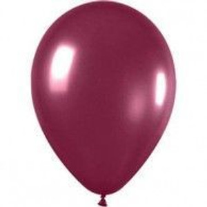 Balloon 30cm Inflated Hi-Float Metallic Burgundy Latex Each Balloon 30cm Inflated Hi-Float Metallic Burgundy Latex Each