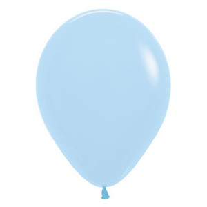 Balloon 30cm Inflated Hi-Float Pastel Blue Matte Latex Each Balloon 30cm Inflated Hi-Float Pastel Blue Matte Latex Each