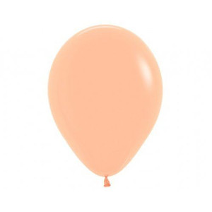 Balloon 30cm Inflated Hi-Float Peach Blush Latex Each Balloon 30cm Inflated Hi-Float Peach Blush Latex Each