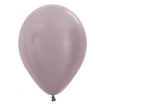 Balloon 30cm Inflated Hi-Float Pearl Griege Sempertex Latex Each