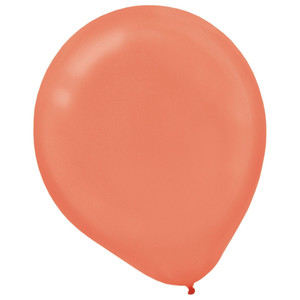 Balloon 30cm Inflated Hi-Float Pearl Rose Gold Latex Each Balloon 30cm Inflated Hi-Float Pearl Rose Gold Latex Each