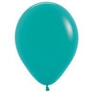 Balloon 30cm Inflated Hi-Float Turquoise Green Latex Each Balloon 30cm Inflated Hi-Float Turquoise Green Latex Each