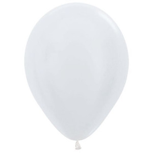 Balloon 30cm Inflated Hi-Float White Sempertex Latex Each Balloon 30cm Inflated Hi-Float White Sempertex Latex Each