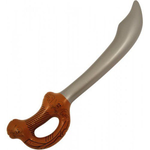 Inflatable Pirate Sword Brown 60cm