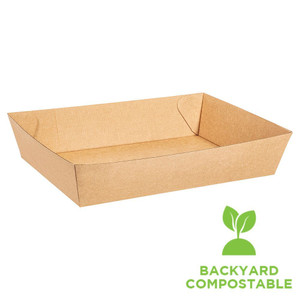 Tray Medium 4 EcoKraft Each Tray Medium 4 EcoKraft Each