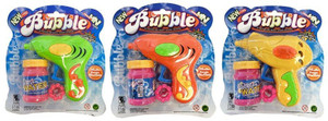 Bubble Green Pistol 3pk Includes Bubbles