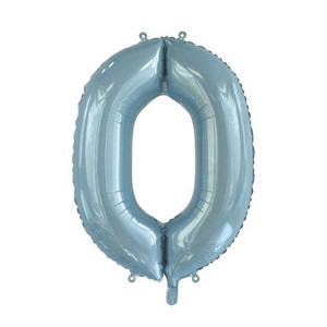 Balloon Foil 86cm 0 Light Blue Shape