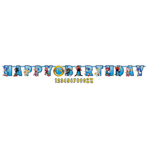 Banner Sonic The Hedgehog Jumbo Letter Kit Banner Sonic The Hedgehog Jumbo Letter Kit
