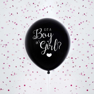 Balloon Latex 45cm Gender Reveal Pink