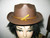 Hat Cowboy Brown Plastic