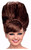 Wig Giant Beehive Brown
