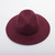 Hat Oxford Fashion Felt Burgundy Hat Oxford Fashion Felt Burgundy