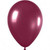Balloon 30cm Metallic Burgundy Sempertex Latex Each