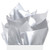Paper tissue Metallic Silver 50cm x 75cm 5pk