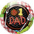 Balloon Foil 46cm Fathers Day Dad's Grill #1 Dad Balloon Foil 46cm Fathers Day Dad's Grill #1 Dad