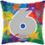 Balloon Foil 46cm 6 Birthday Square Shape