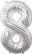 Balloon Foil 86cm 8 Chevron Shape