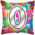 Balloon Foil 46cm 0 Birthday Bright Square Shape