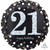 Balloon Foil 45cm 21 Happy Birthday Celebration Holographic Balloon Foil 45cm 21 Happy Birthday Celebration Holographic