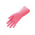 Glove Pink Rubber Small Size 7