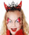 Tiara Hair Comb & Horns in Red