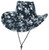Hat Skull Cowboy Fabric