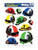 Sticker Peel N Place Jockey Helmets 10pk