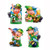 Cutout Leprechaun Assort 4pk