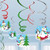 Swirl Joyful Snowman 12pk